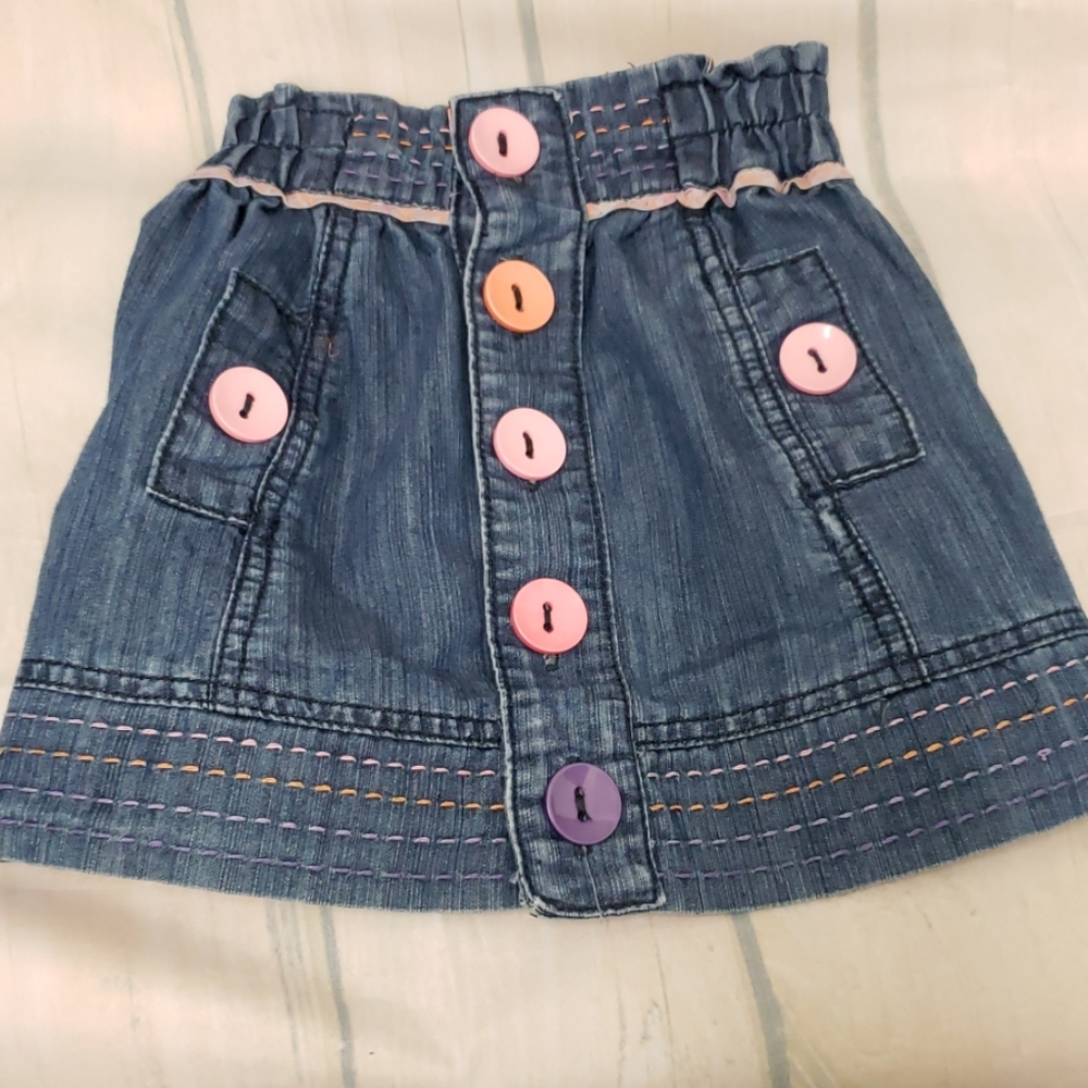 Pumpkin patch denim skirt 12-18 months - Picture 1 of 6